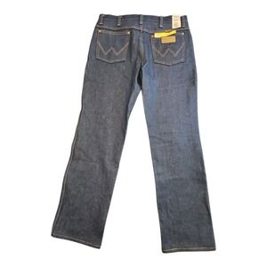 NWT Vintage‎ Wrangler Western Cowboy Denim Jeans Mens 33x30 Slim Fit Cotton
